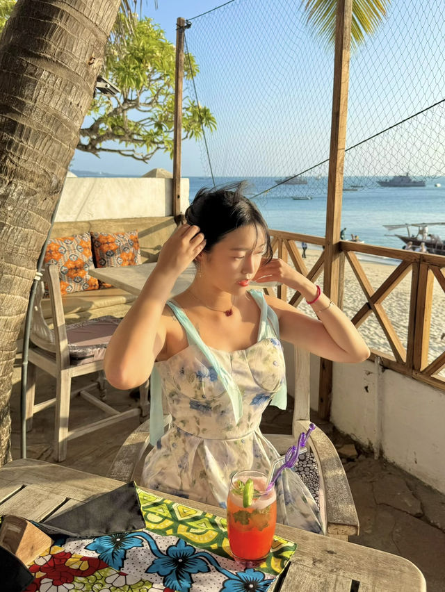 잔지바르 카페에서 여유로운 힐링🍹