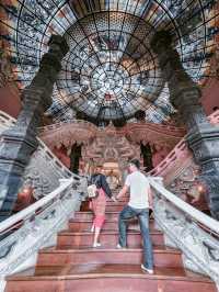 Erawan Museum – A Grand Pink Temple with a Giant Elephant on Top 🐘💗