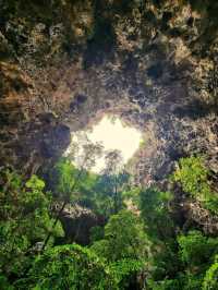 Secret Temple Vibes in a Giant Cave