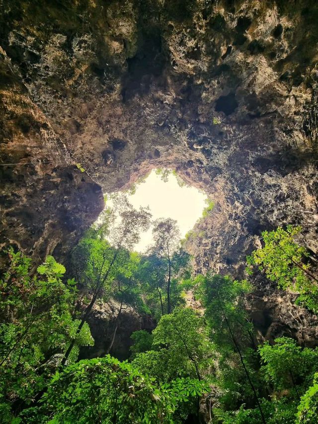 Secret Temple Vibes in a Giant Cave