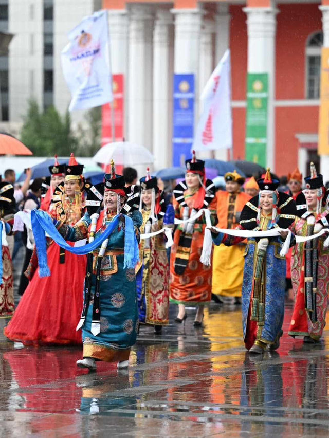 蒙古🇲🇳穿蒙古袍的蒙古人民族文化節