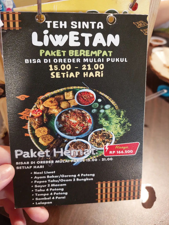Teh Sinta: Sunda Prasmanan Paradise