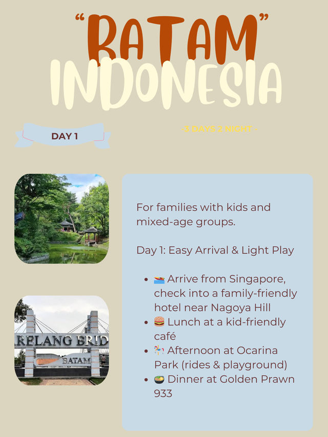 🇮🇩 Batam Itinerary 11: Family Fun Adventure 👨‍👩‍👧‍👦🎡