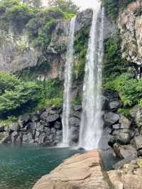 Jeongbang Waterfall: Nature’s Curtain by the Sea