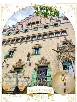 A chocolate shop that makes a great souvenir for girls 🇪🇸 Barcelona trip