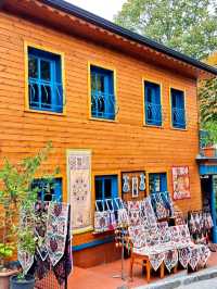 Kariye Mosque and the Colorful Houses