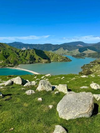 Peaceful Coastline with Relaxed Natural Charm