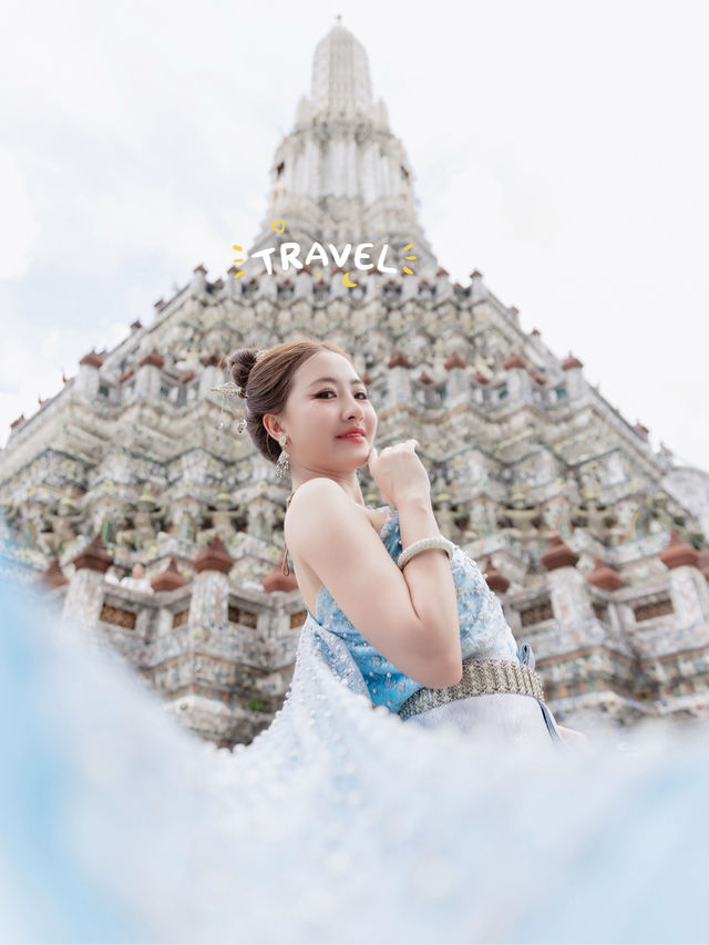 Wat Arun Photo Day📸 Bangkok Iconic and Thai traditional costume 