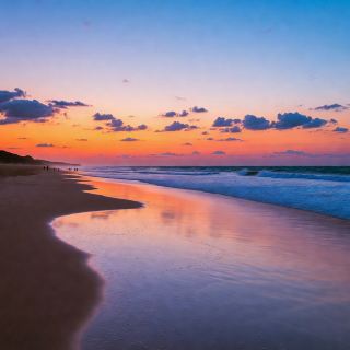 🌙 Twilight Over the Indian Ocean