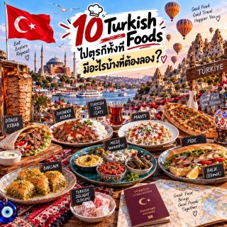 🍢 10 Turkish Foods ไปตุรกีทั้งที มีอะไรบ้างที่ต้องลอง? 🇹🇷