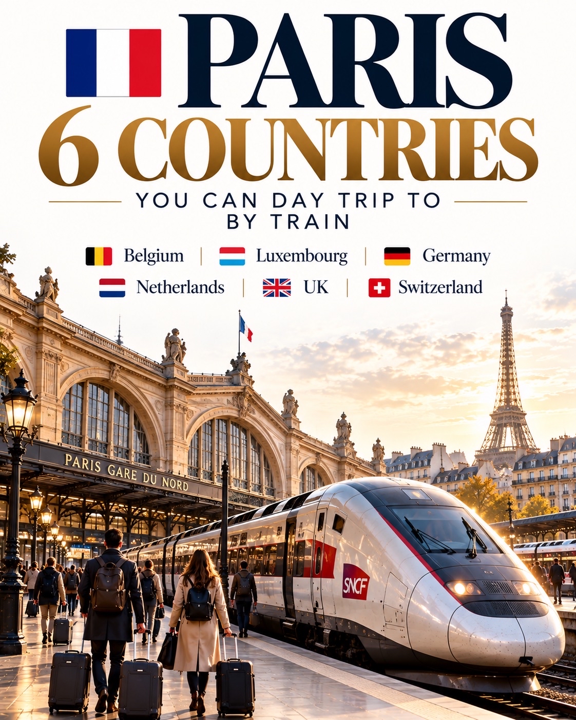 🇫🇷 Paris as Your Ultimate EuroRail Base: 6 Countries, 1 Hotel, Infinite Vibes 🚄✨