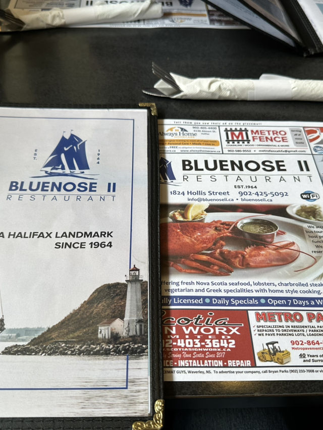 Halifax Downtown에 있는 랜드마크 seafood restaurant~Bluenose!!