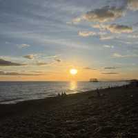 Golden Hour at Brighton Beach