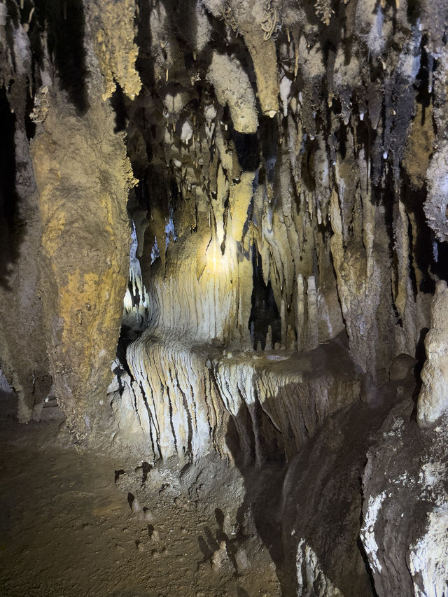 Maze of one of the biggest caves in Southern Thailand