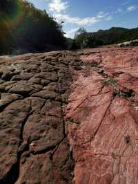 Hong Kong's Red Stone Gate, a hidden gem in the world-class geological park.
