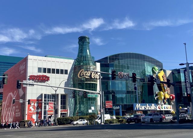 Walk along the Las Vegas Boulevard.