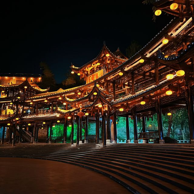 Beautiful ancient Chinese town 