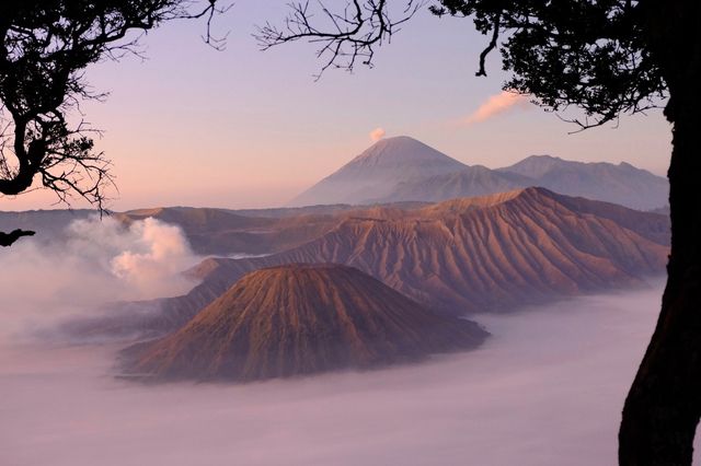 第一次近距離的接觸活火山