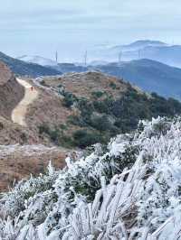 大容山雪冰景