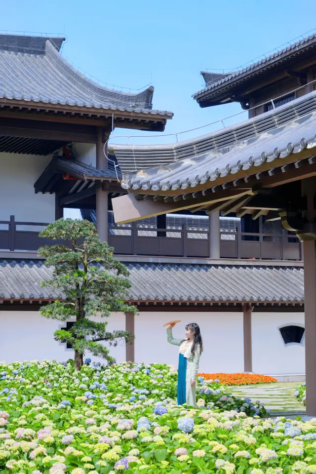 絶美な古風な庭園に紫陽花を添えて！広州文化館へ行こう～