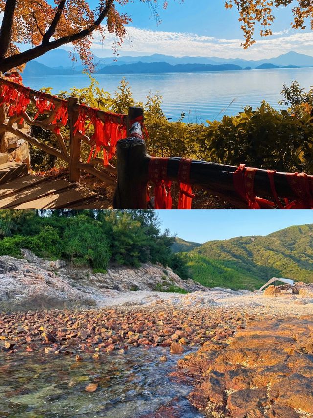 陽光下的大海閃閃發光的真的好美
