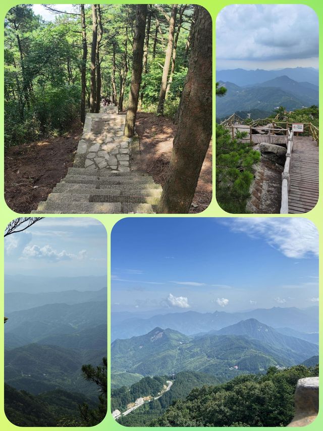 薄刀峰，原名鹤皋峰，位於湖北羅田縣境，離羅田縣城有兩個小時的紅色旅遊公路
