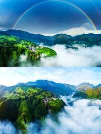天空之城懸崖上的古村落