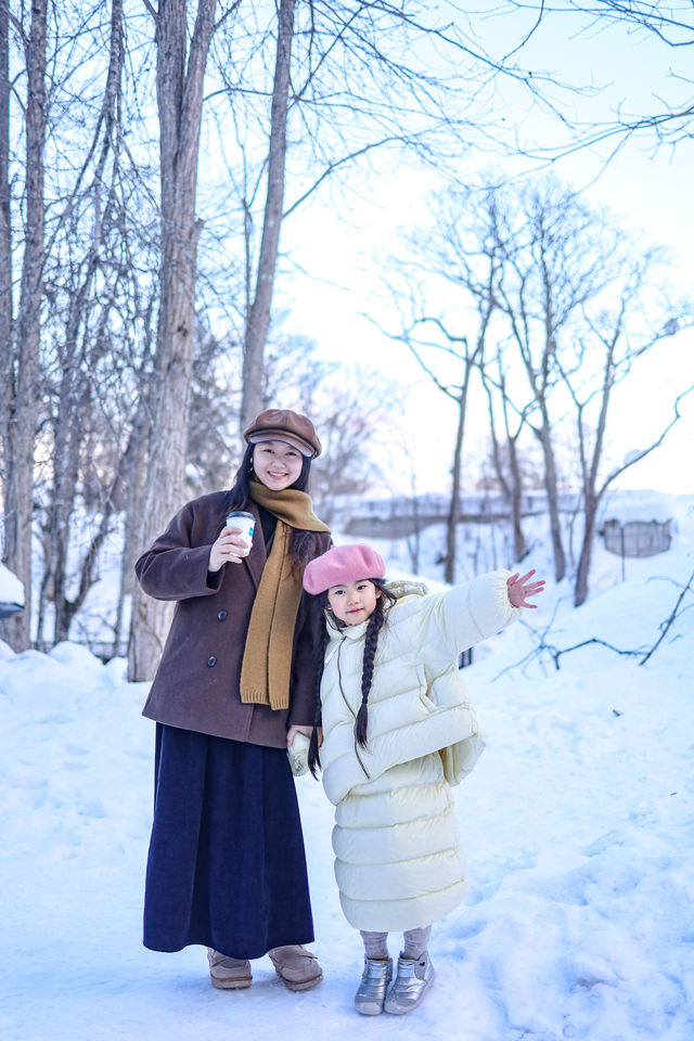 誤入童話世界北海道羊蹄山下的名水公園