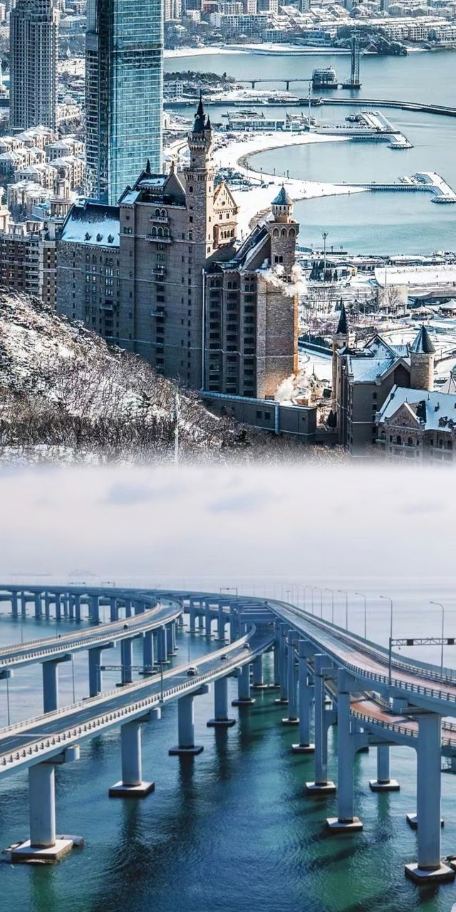 大連冬韻：雪後海濱，別樣風情！