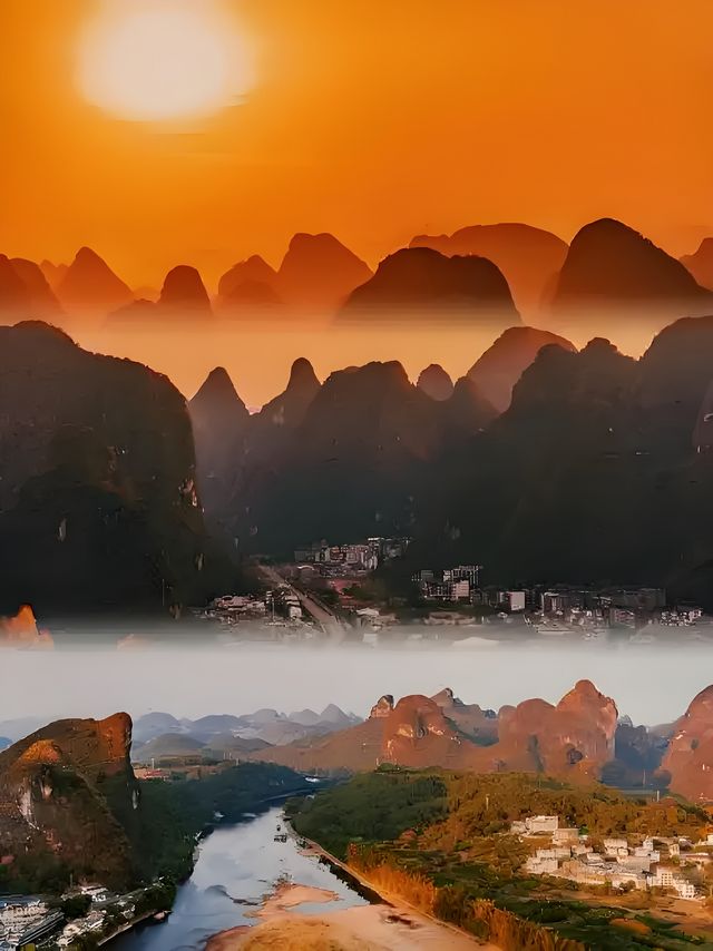 只有桂林本地人才知道的桂林最佳日落觀賞點