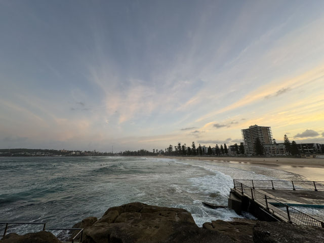 Manly Beach at Sunset – A Peaceful Sydney Escape