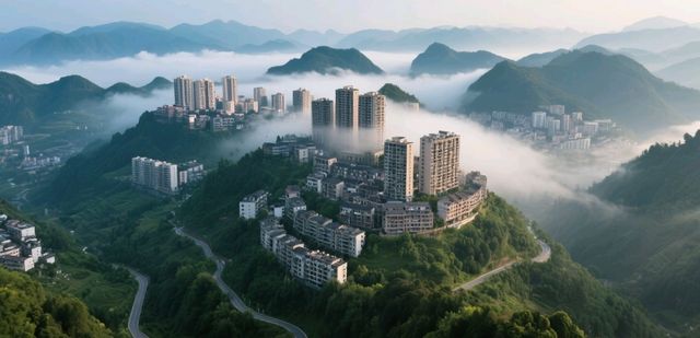 雲上築城一一黔行天境