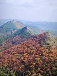 濟南劈山秋日攻略｜免費紅葉秘境，徒步即入油畫