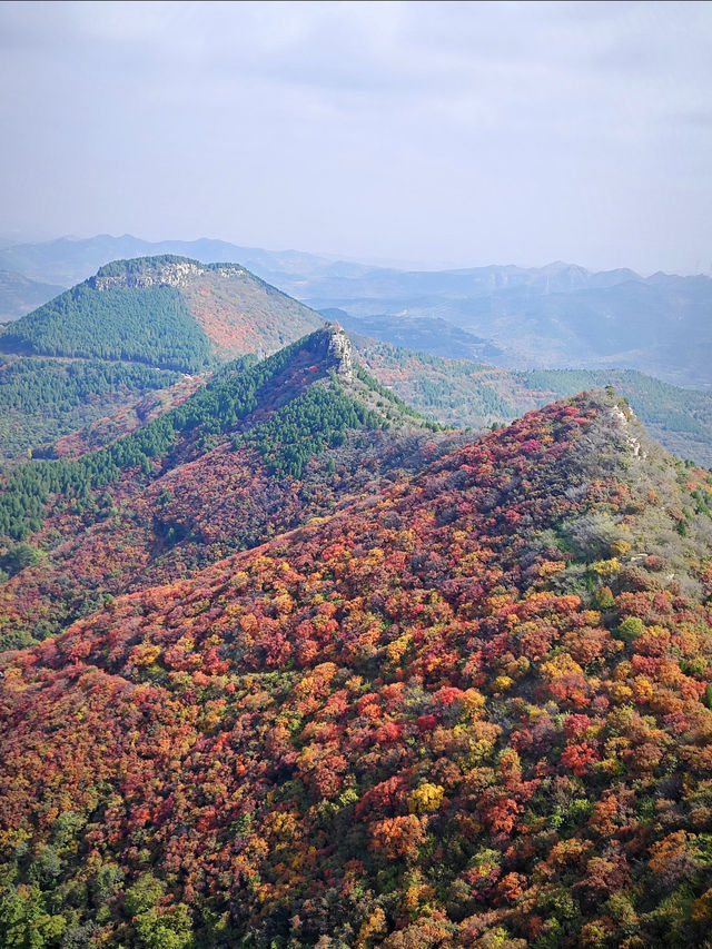 濟南劈山秋日攻略｜免費紅葉秘境，徒步即入油畫