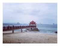 沉醉在蜈支洲島的藍色浪漫裡