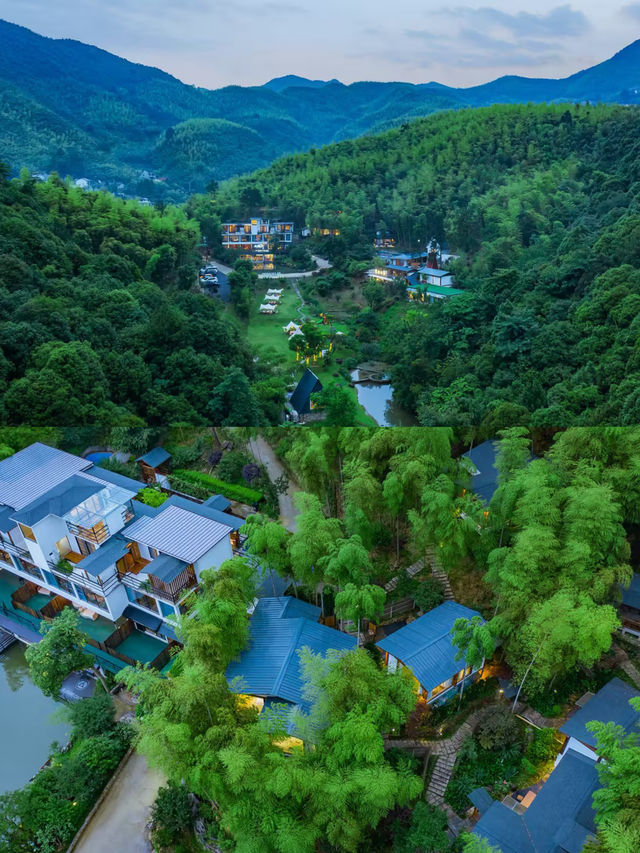 安吉暖冬私湯木屋!泡湯看星空太治癒 安吉暖冬私湯木屋!泡湯看星空太治癒