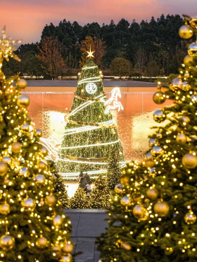 成都SKP聖誕封神地!100+聖誕真樹太絕了 成都SKP聖誕封神地!100+聖誕真樹太絕了