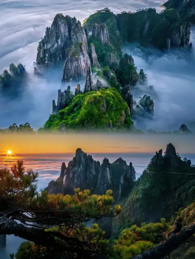 江西秋日三重奏：山·村·城 