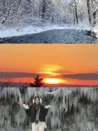 遺憾地錯過了天池,卻遇上了落日雪嶺!