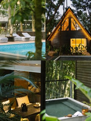 Not Chiang Mai!! A newly opened wild luxury forest private hot spring villa in Huizhou