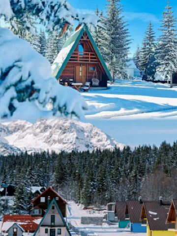 겨울 한정 블랙마운틴 자블랴크·동화 같은 얼음과 눈의 왕국