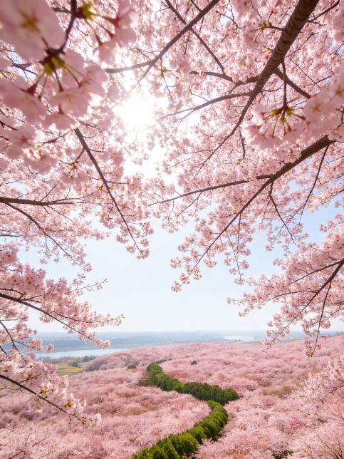 貴安桜園｜世界最大の桜の海、3月の貴州はピンクの童話が隠れている