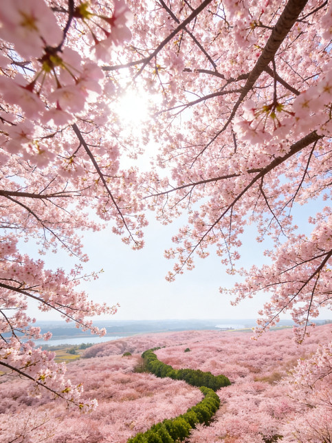 貴安桜園｜世界最大の桜の海、3月の貴州はピンクの童話が隠れている
