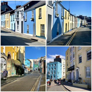 Tenby Town, Stunning Pastel Scenes With Coastal Views