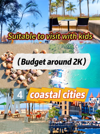 4 budget-friendly beach cities for kids, around 2k budget