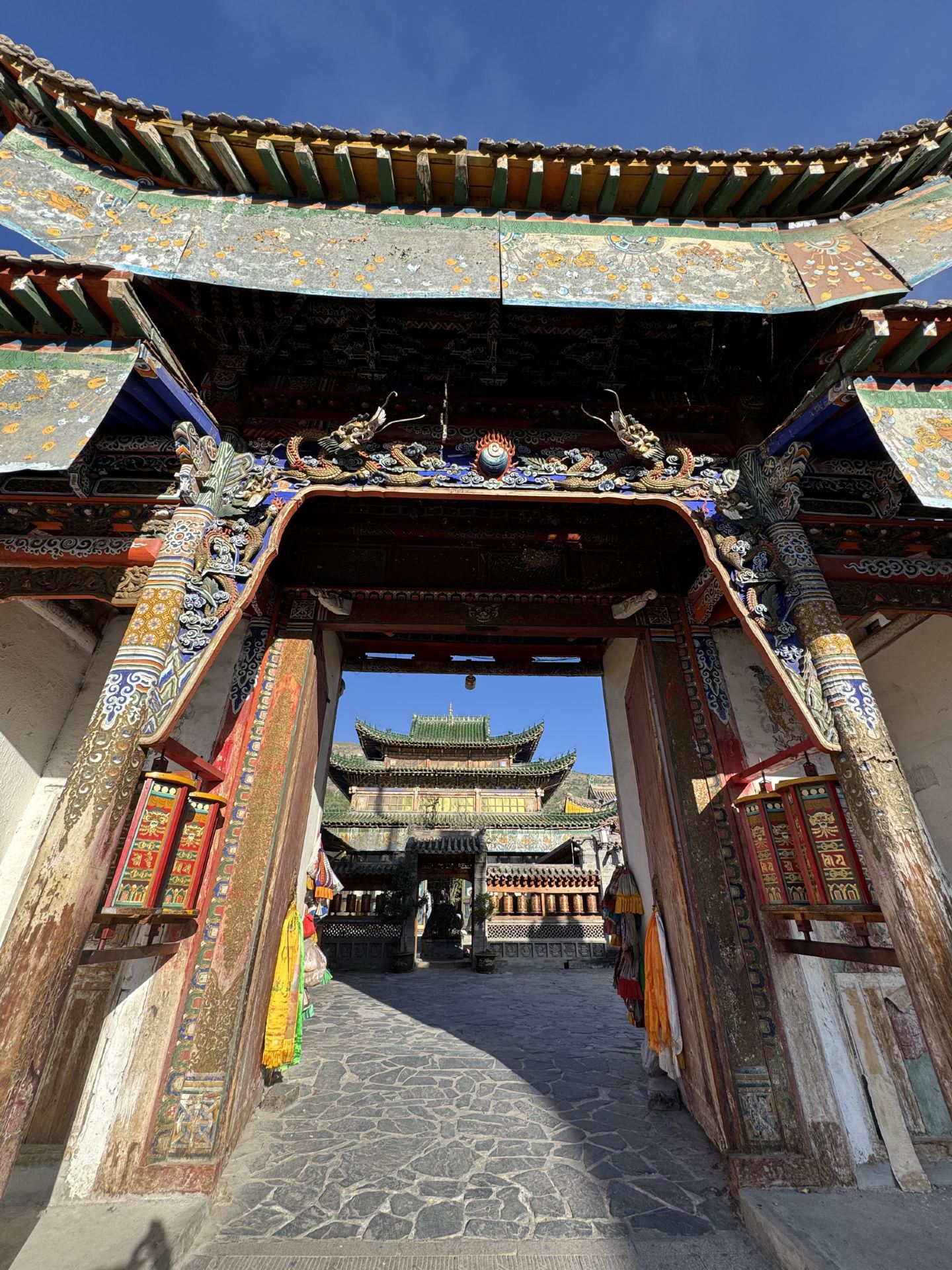 Longwu Temple | You must come in the morning, the red walls and golden roofs are truly stunning