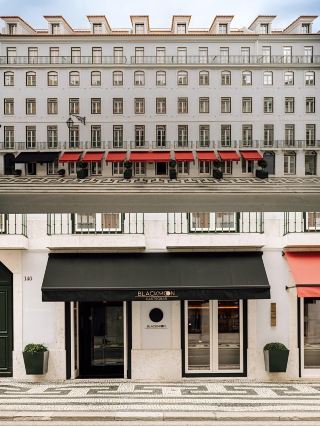 I stayed in a private residence on Rua Augusta in Lisbon
