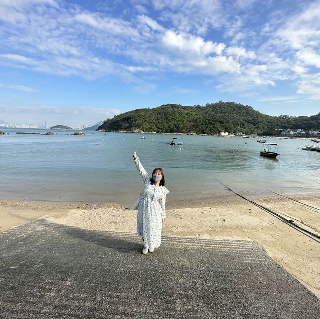坪洲1日遊｜閒遊秘密花園。尋訪「港版沉下橋」。漫步東灣沙灘