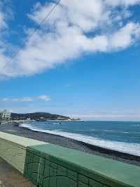 울산 '주전몽돌해변'