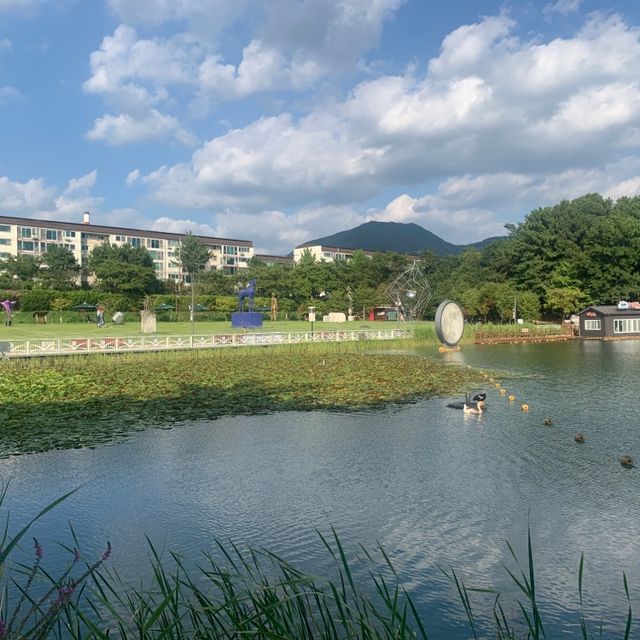 창원에서 아이들과 함께 산책하기 좋은 용지호수